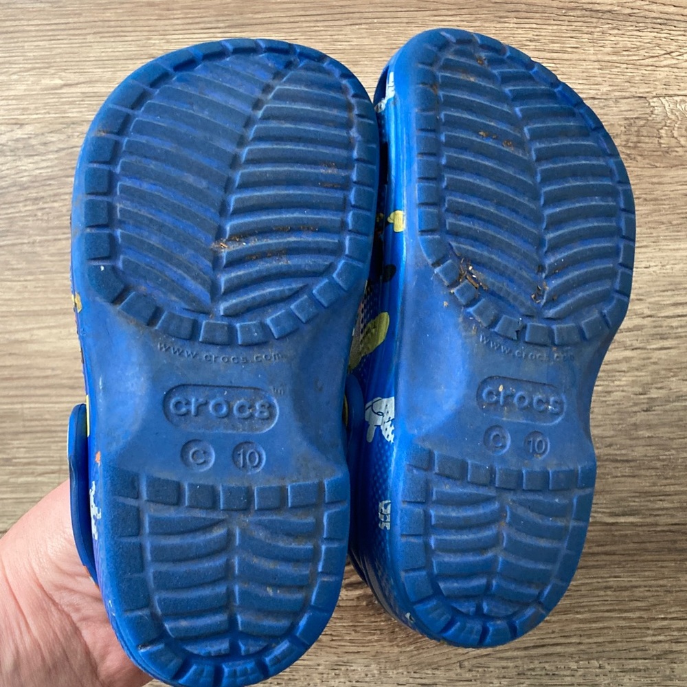 CROCS Kids Blue Mickey Mouse Sandals - Picture 5 of 5